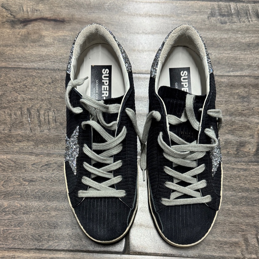 Golden Goose Black and Swarovski crystals